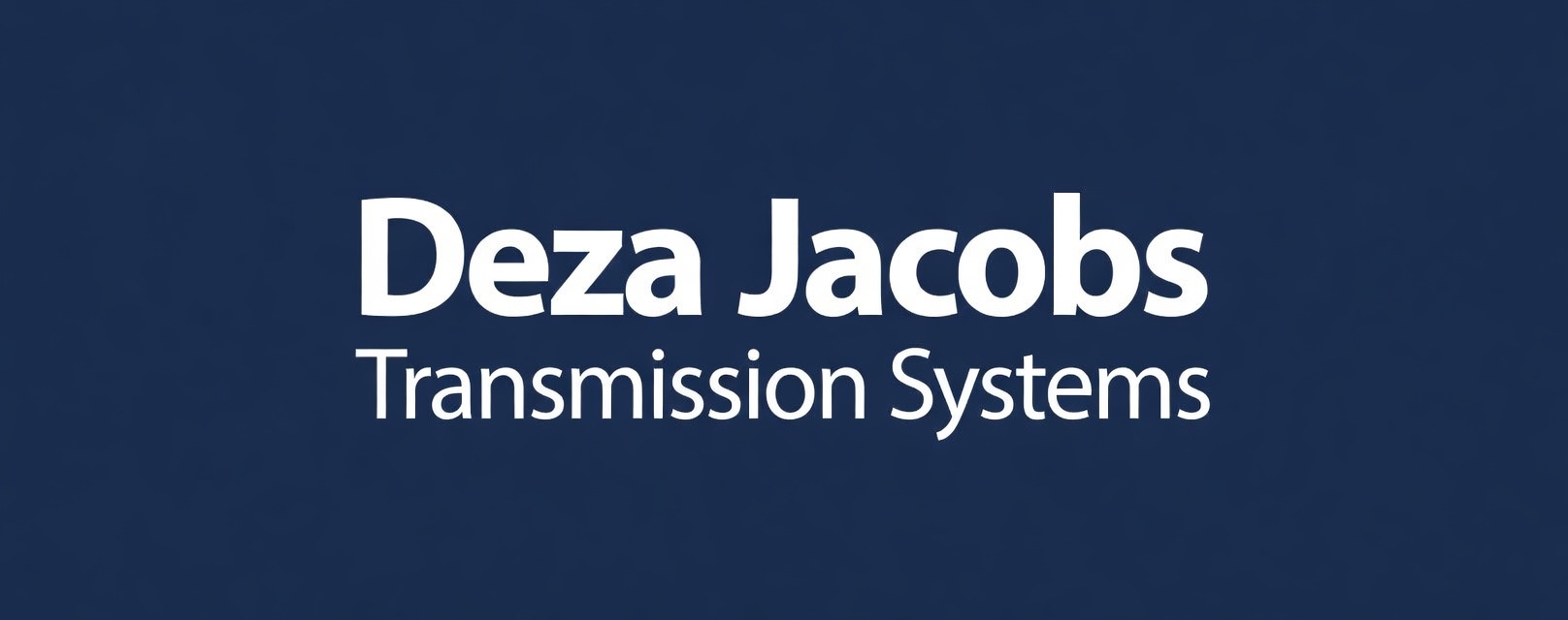 Deza Jacobs Transmission Systems
